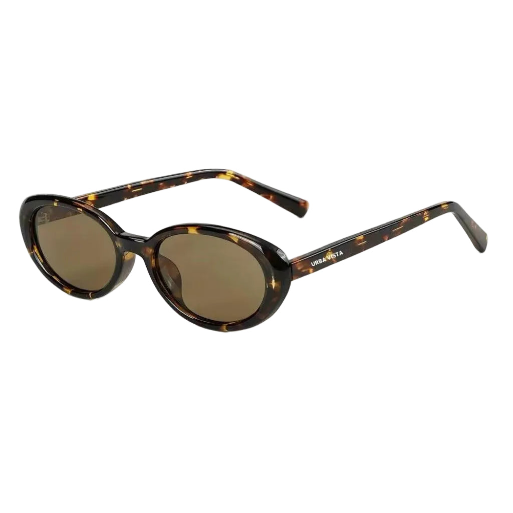 Hazel Tortoiseshell Oval Sunglasses | URBA VISTA NZ